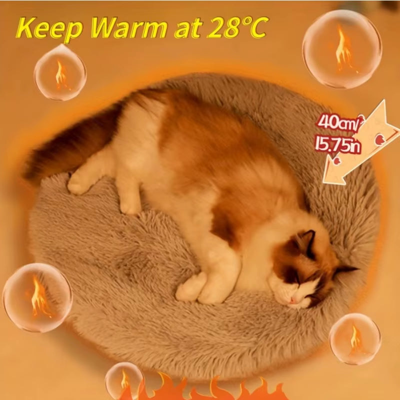 1Pc 40Cm Pet Electric Blanket Heating Pad Dog Cat Bed Mat Pet Dog Sofa Cushions Pet Space Beds Heater Home Pet Heating Products